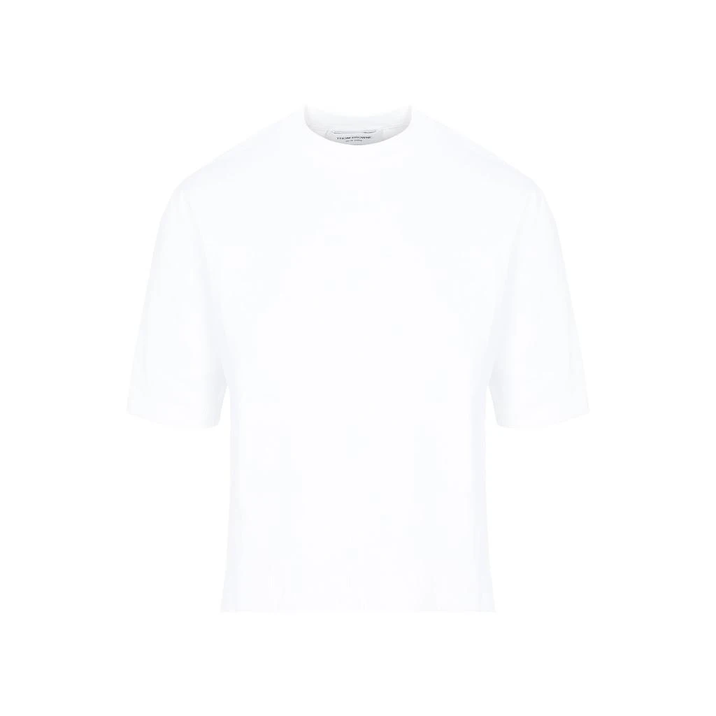 Thom Browne Thom Browne RWB Intarsia-Knit Crewneck T-Shirt 1