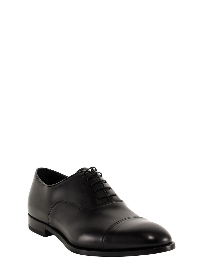 DOUCAL'S Doucal's Almond Toe Lace-Up Oxford Shoes 2