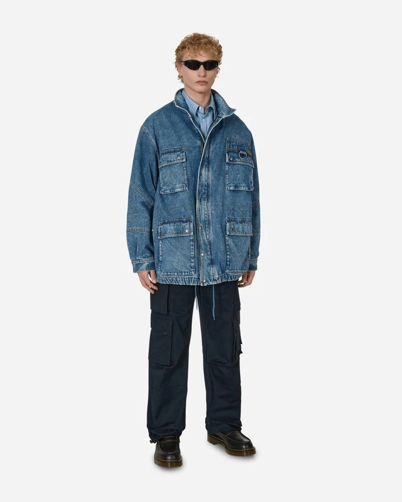 Martine Rose Denim Parka Jacket Blue 4
