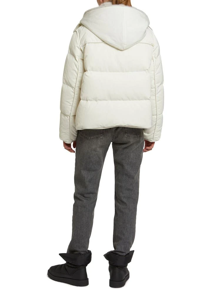 YVES SALOMON Puffer jacket with fur detail 3