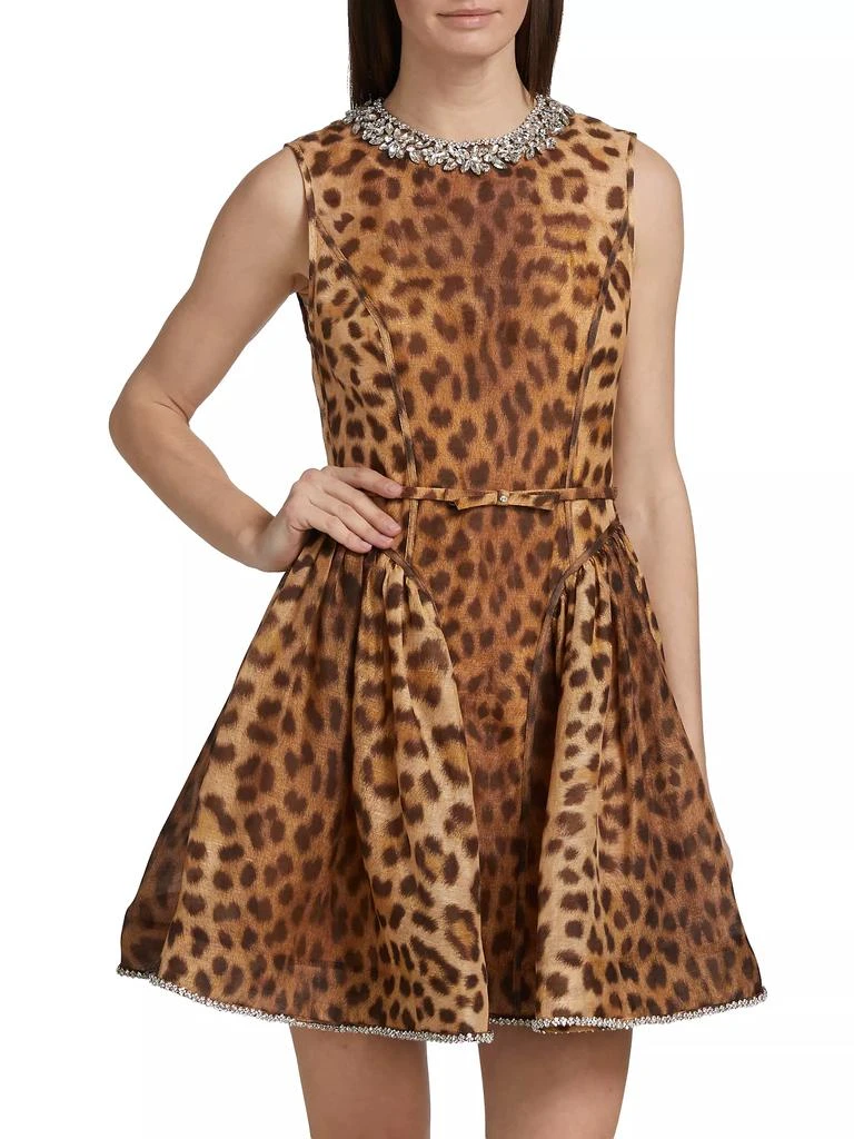 Zimmermann Crush Fit & Flare Minidress 3