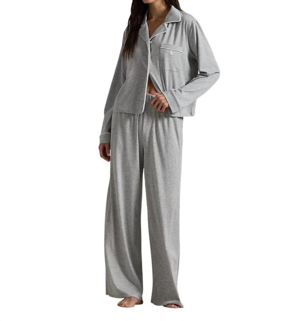 Ralph Lauren Polo Ralph Lauren - Long-Sleeve Jersey Pajama Set