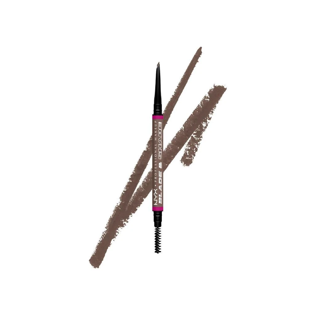 Octopus x Nyx Blade & Shade, Crayon Sourcils Double Embout, Tenue Jusqu'À 16H, Ash Blonde 8