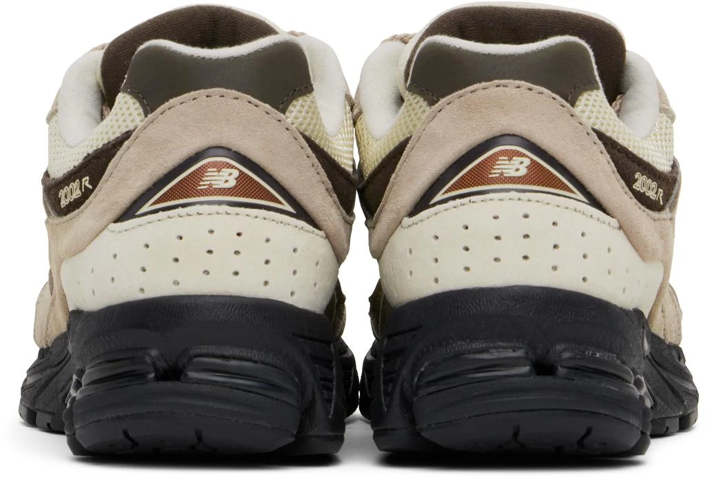 New Balance Beige & Off-White 2002R Sneakers - SPORTS  display picture 1