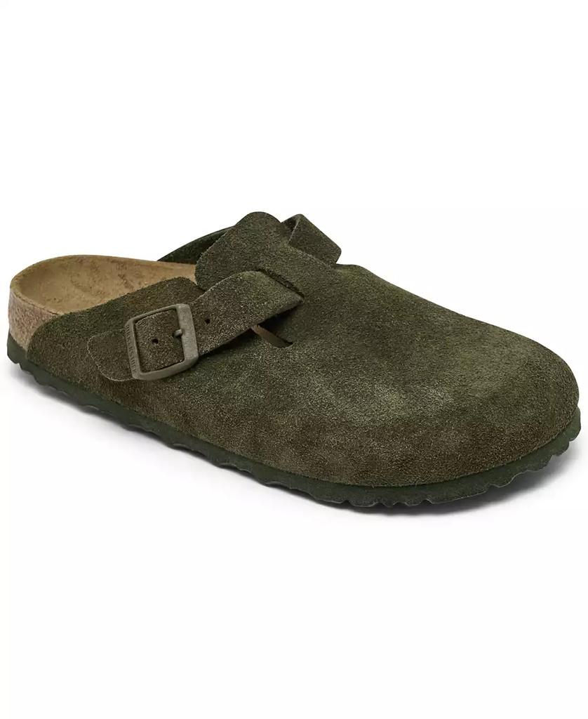 Birkenstock Women's Boston Suede Leather Casual Clogs from Finish Line