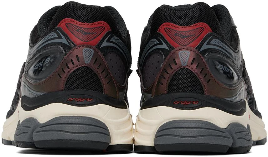 Saucony Black & Brown ProGrid Omni 9 Disrupt Sneakers 2