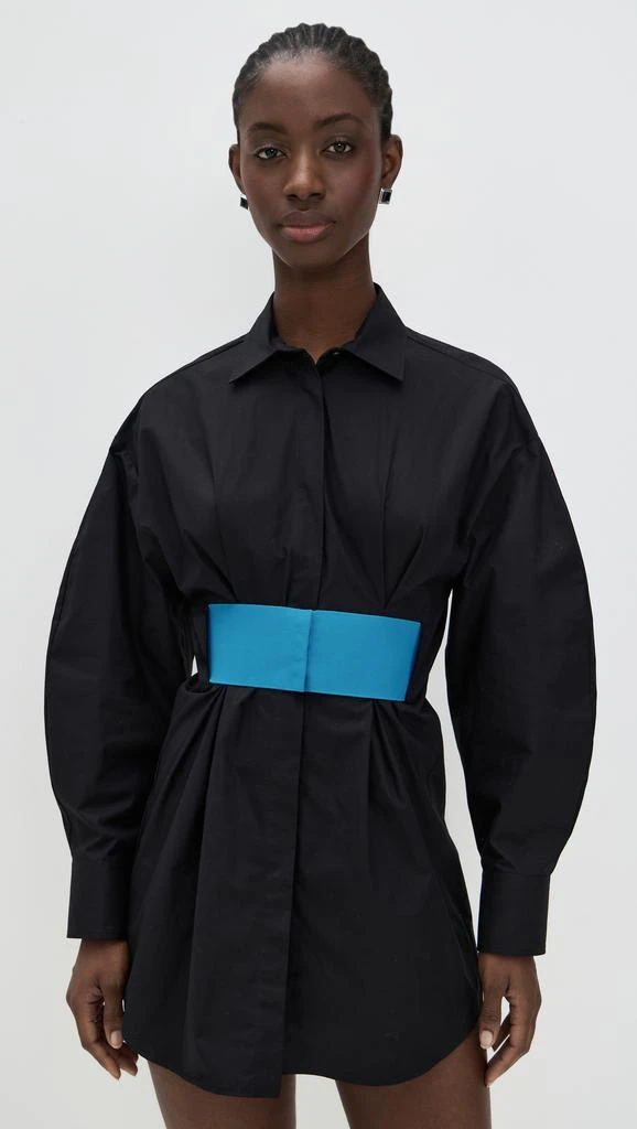 MSGM Collar Long Sleeve Mini Dress 6
