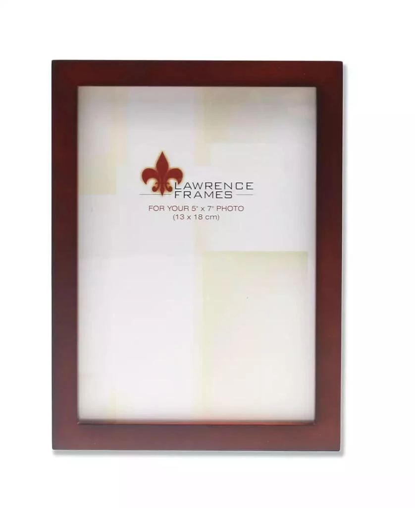 Lawrence Frames Walnut Wood Picture Frame - Gallery Collection - 5" x 7" 1