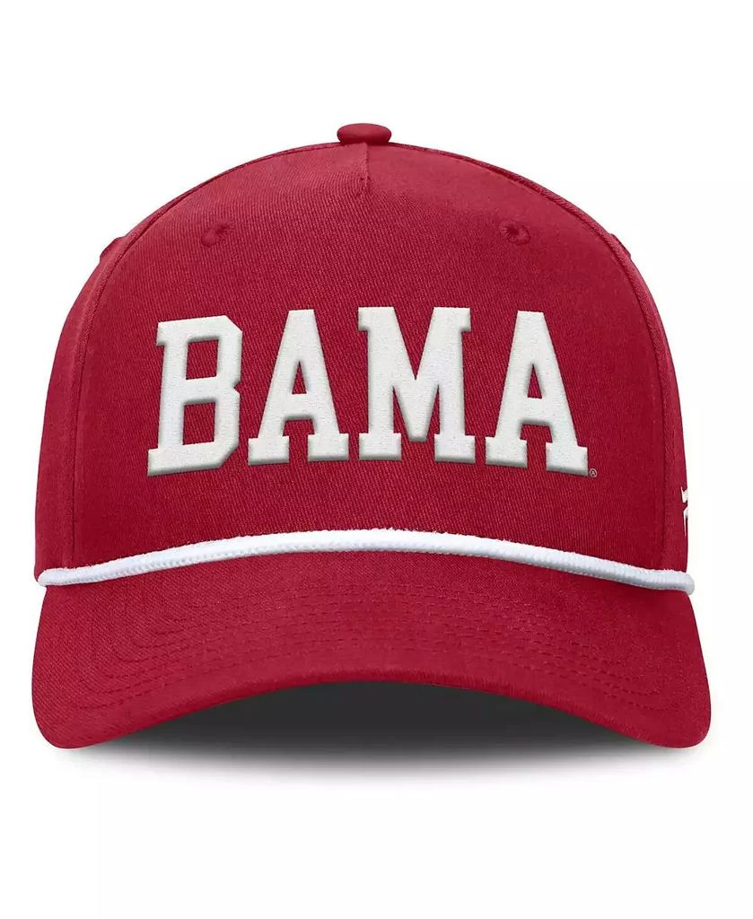 Fanatics Men's Crimson Alabama Crimson Tide Foul Ball Rope Adjustable Hat 2