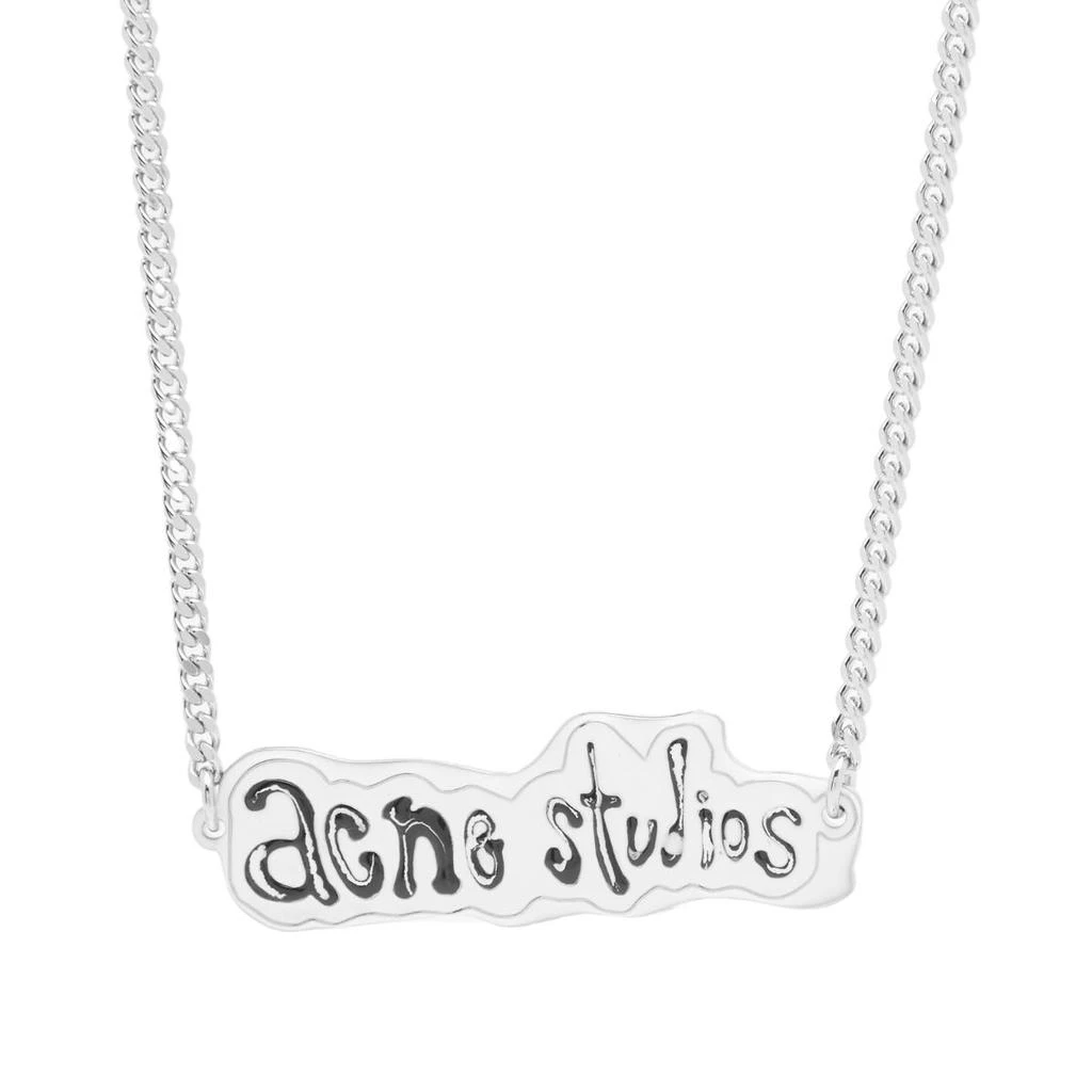 Acne Studios Acne Studios Label Logo Necklace 2