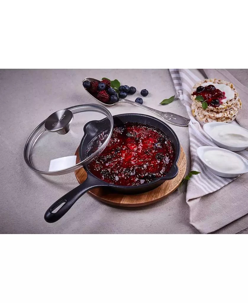 Victoria Glass Lid with Stainless Steel Knob for 6.5" Skillet 5