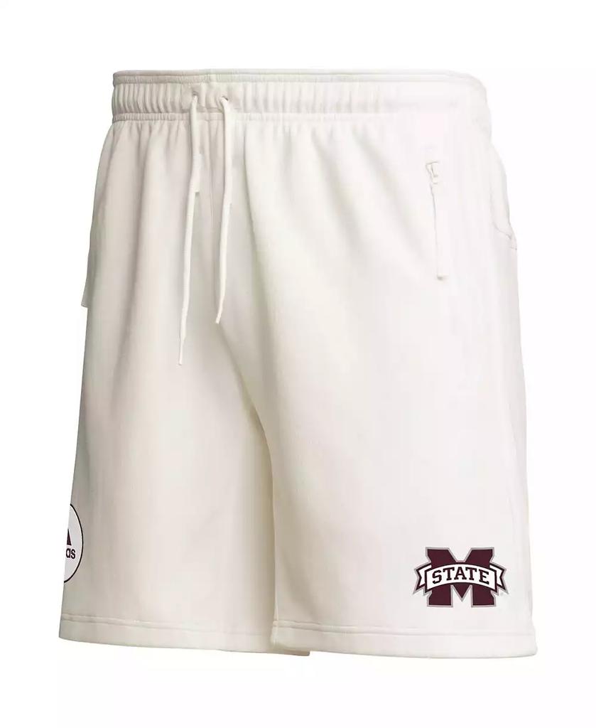 Adidas Men's Cream Mississippi State Bulldogs Zero Dye AEROREADY Shorts