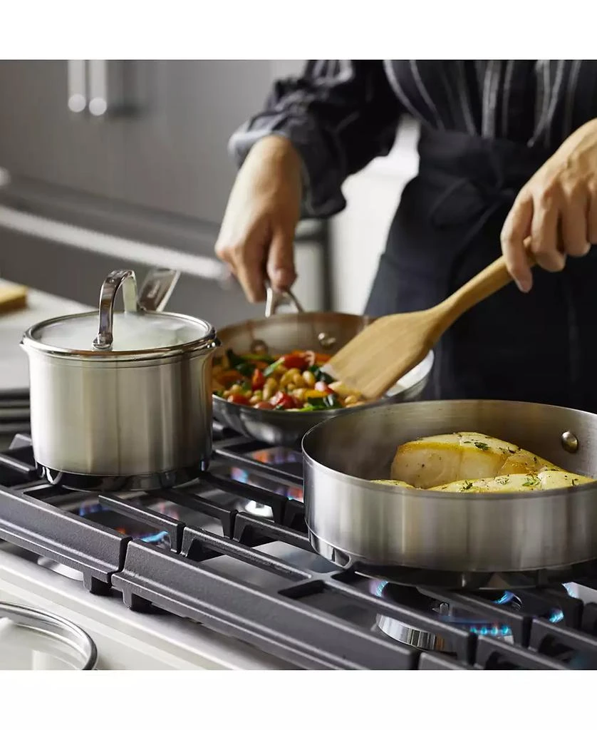 KitchenAid 3-Ply Base Stainless Steel 11 Piece Cookware Induction Pots and Pans Set 5