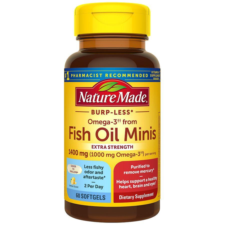 Nature Made Fish Oil Minis 1400 mg Softgels