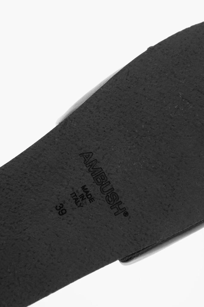 Ambush Ambush Solid Color Leather Slides 4