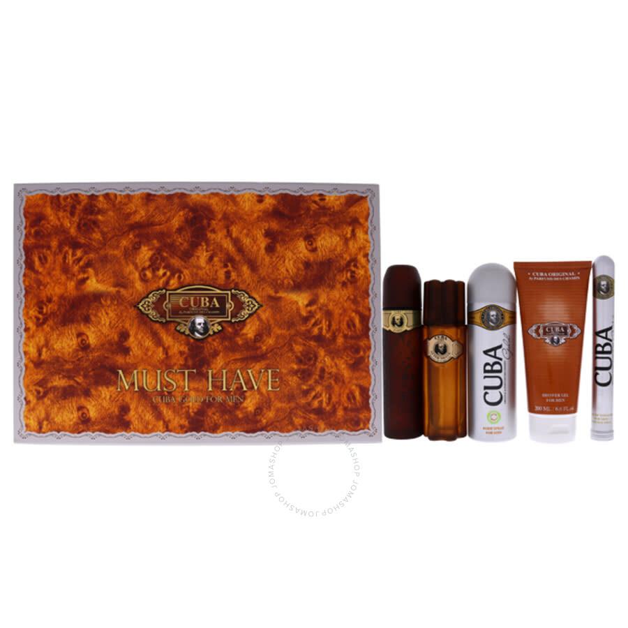 cuba Men's Cuba Gold Must Have Gift Set Fragrances 5425017737100