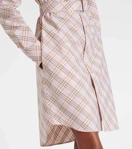 Burberry Burberry Check cotton shirt dress 5