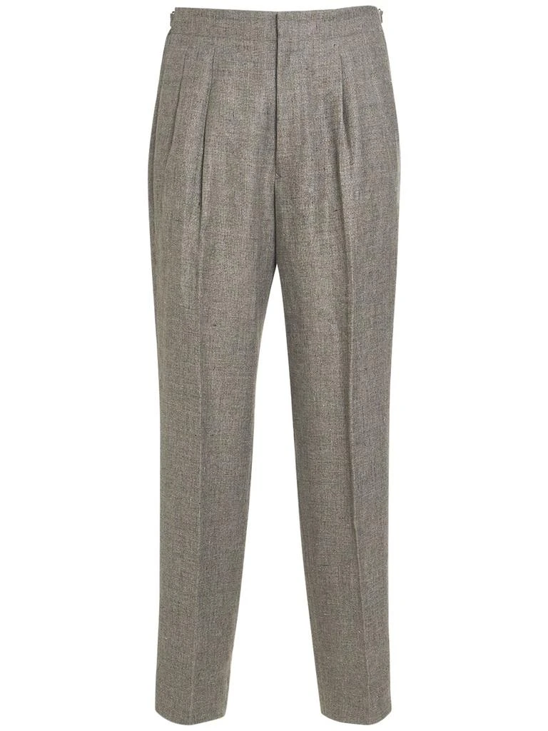 LORO PIANA Joetsu Linen Straight Pants 1