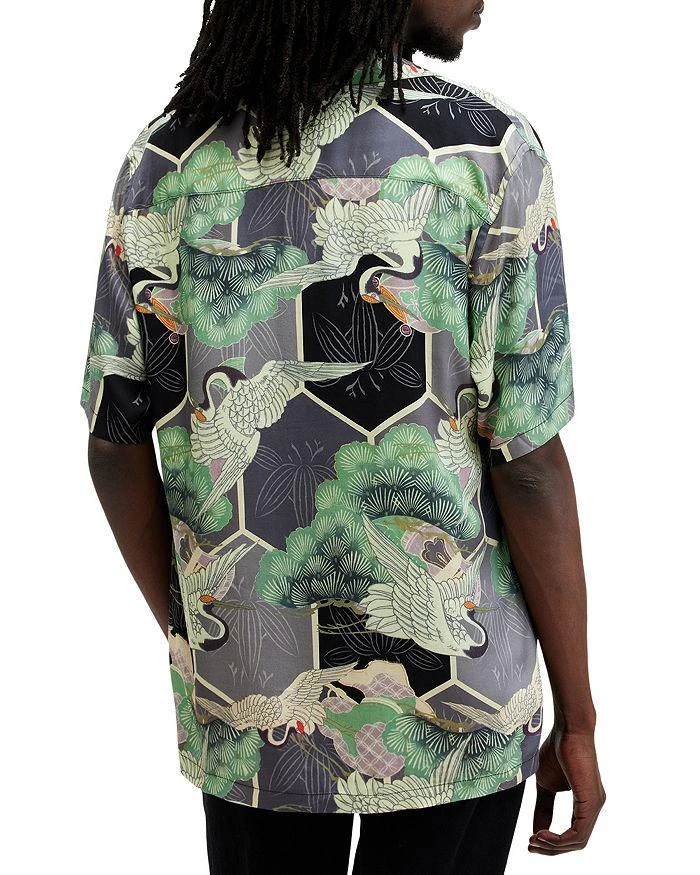 ALL SAINTS Naga Regular Fit Short Sleeve Shirt 4