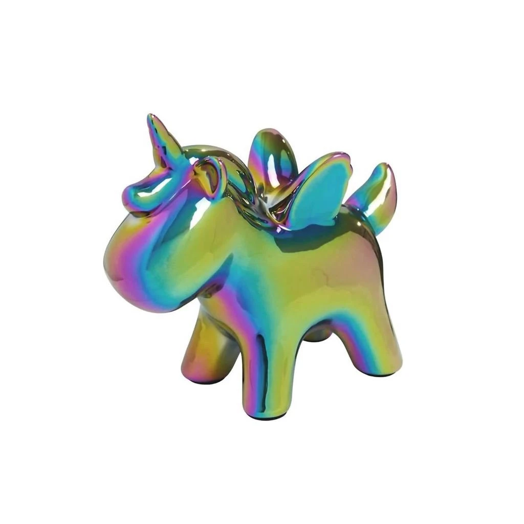 Creative Gifts International Ceramic Unicorn Bank In Ombre