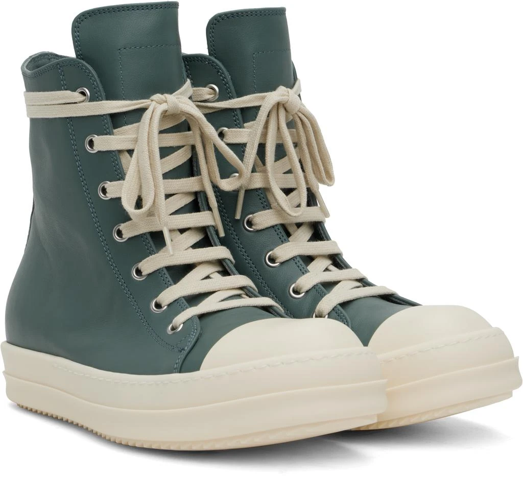 Rick Owens Blue Hollywood Sneakers 4