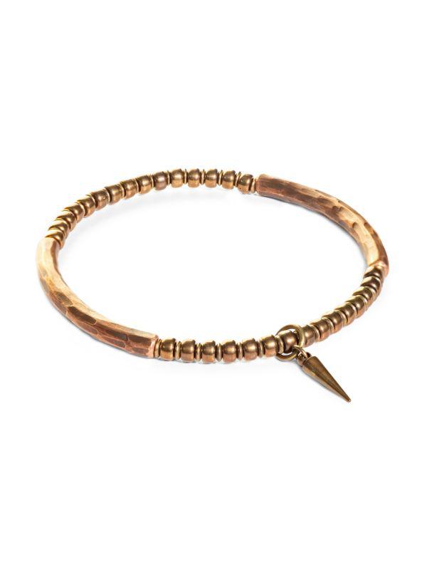 Jean Claude Dell Arte Wiking Hammered Copper Bracelet