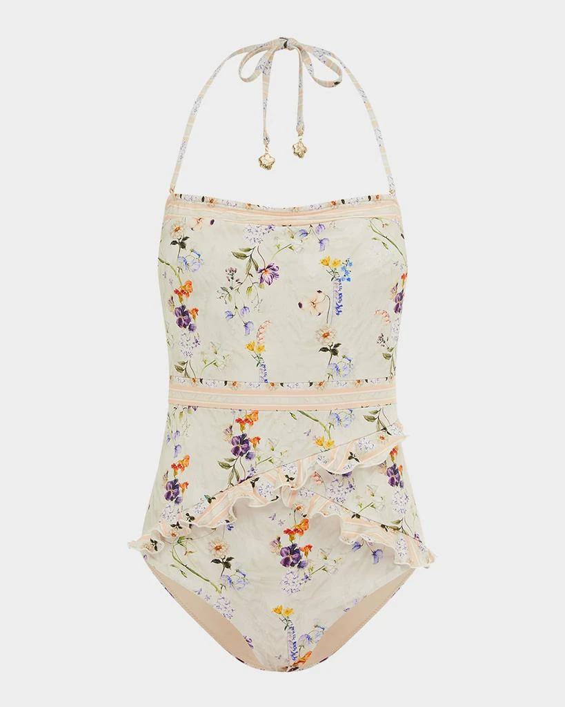 Aqua Blu Australia Bridget Bandeau One-Piece Swimsuit 1