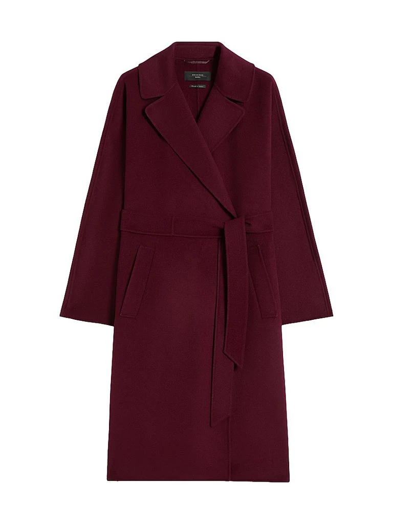 Weekend Max Mara Double Faced Wool Blend Robe Coat