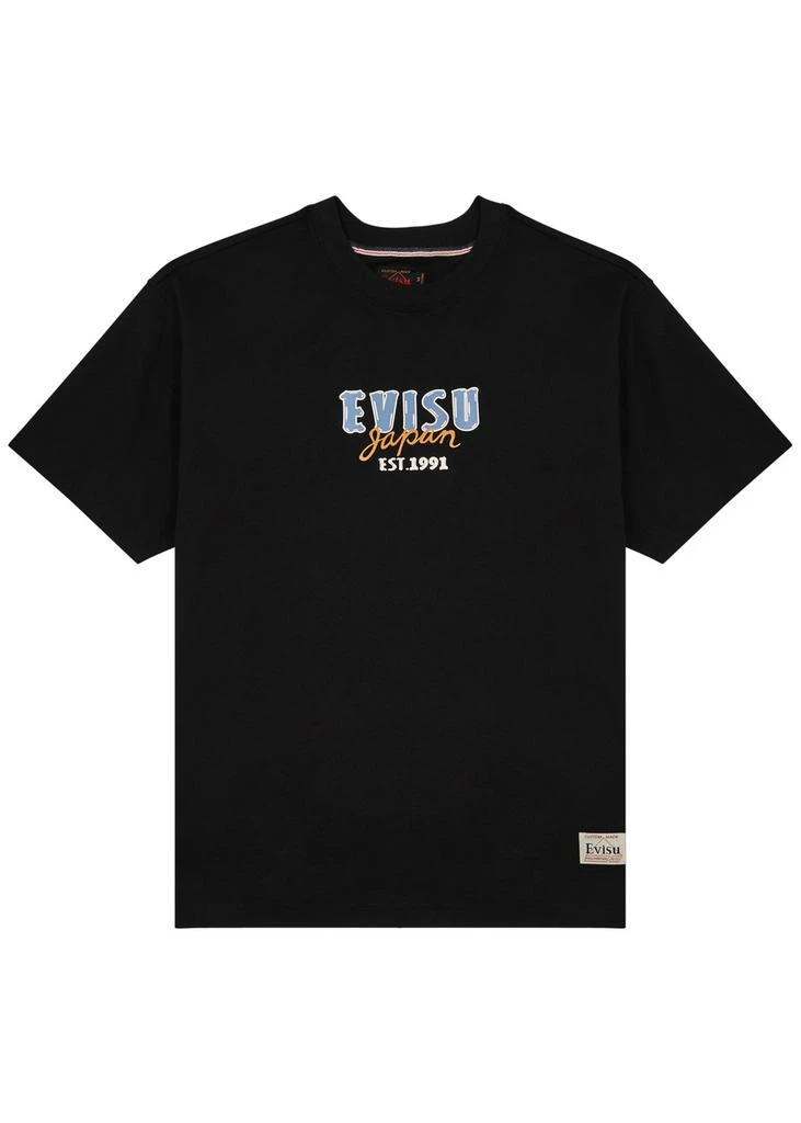 EVISU Logo-print cotton T-shirt 1