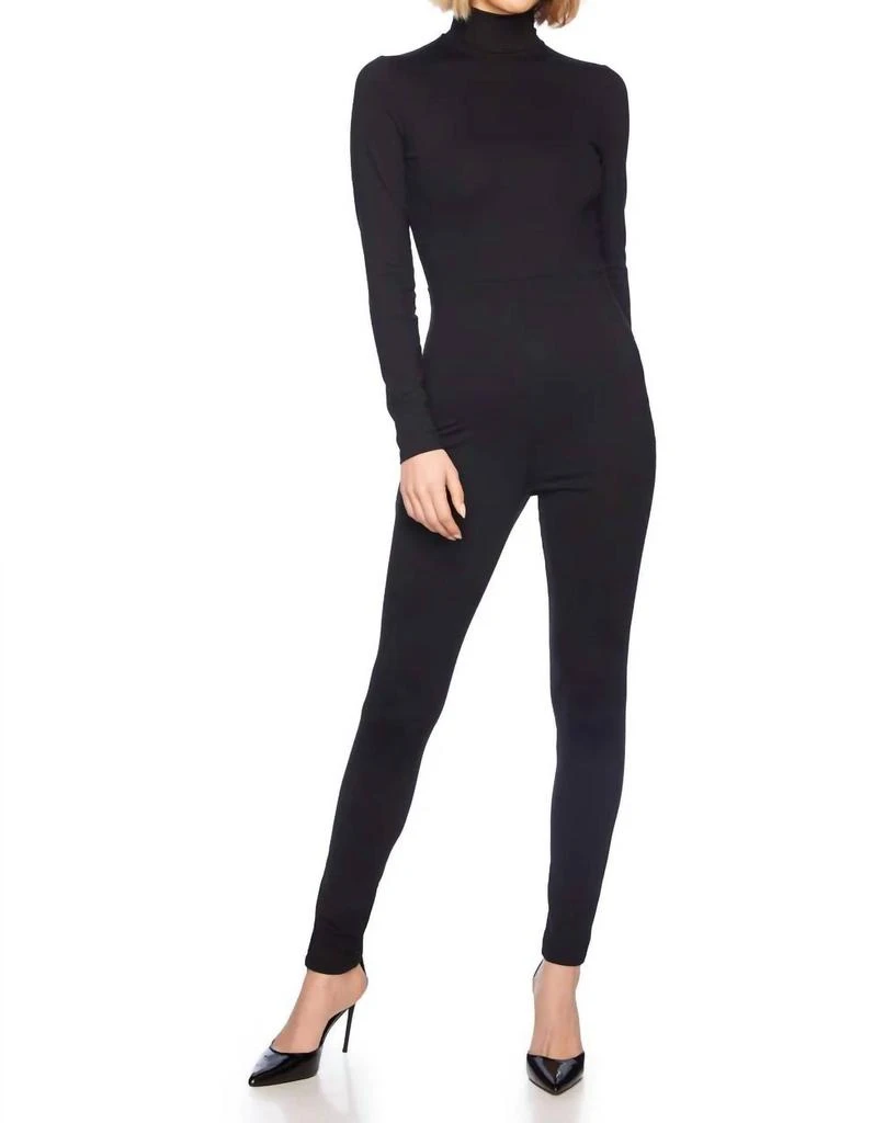 Susana Monaco Susana Monaco - Mock Neck Long Sleeve Jumpsuit