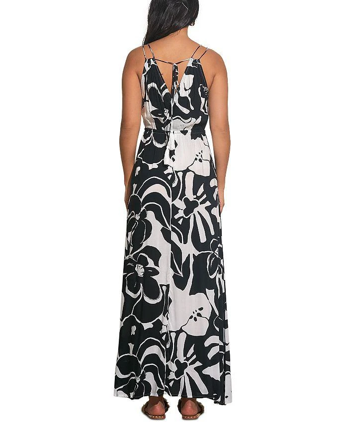 Elan V Neck Maxi Dress 2