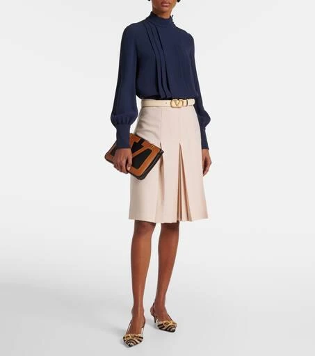 Valentino VLogo Signature 40 crochet slingback pumps 3