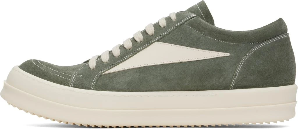 Rick Owens Green Hollywood Vintage Sneakers 3