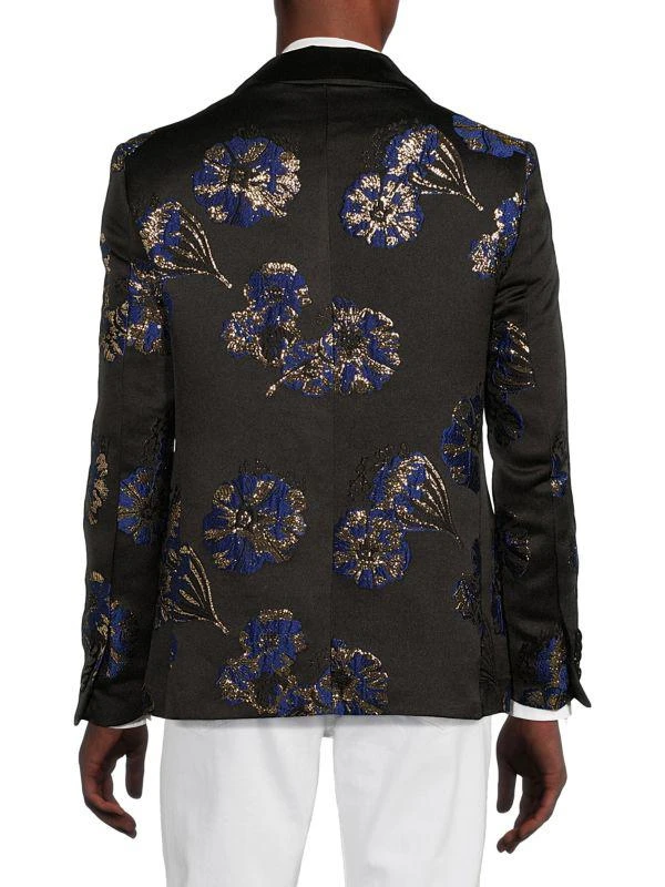 Elie Balleh Floral Shawl Lapel Blazer 2