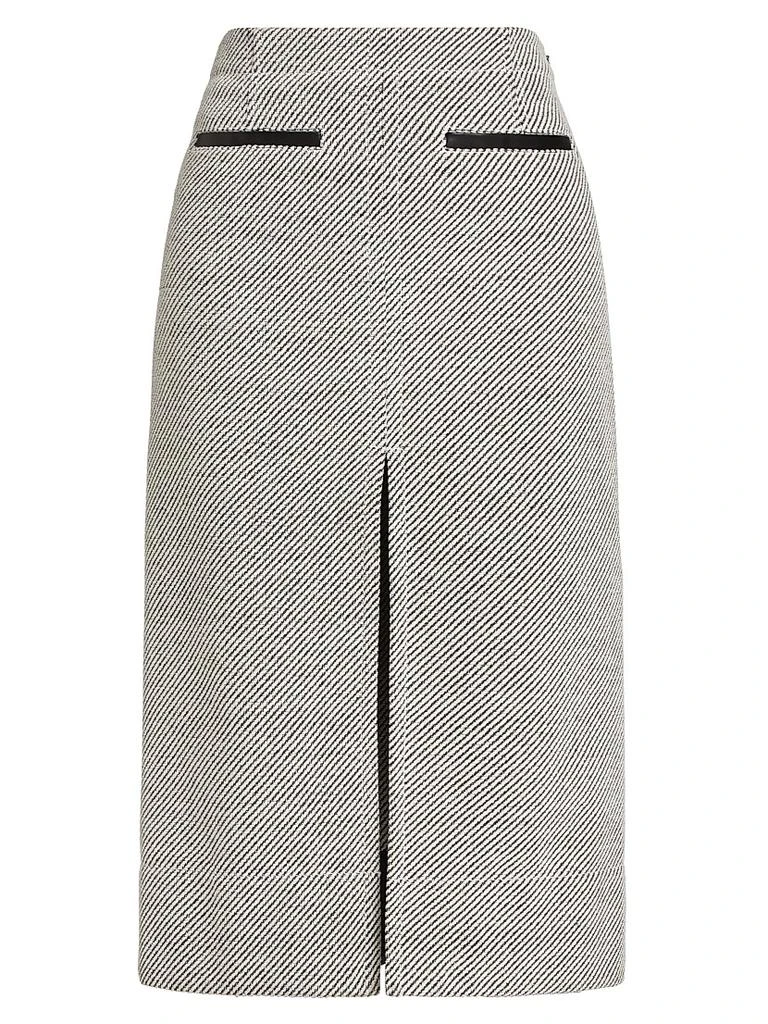 Proenza Schouler Lennon Soft Twill Midi-Skirt 1