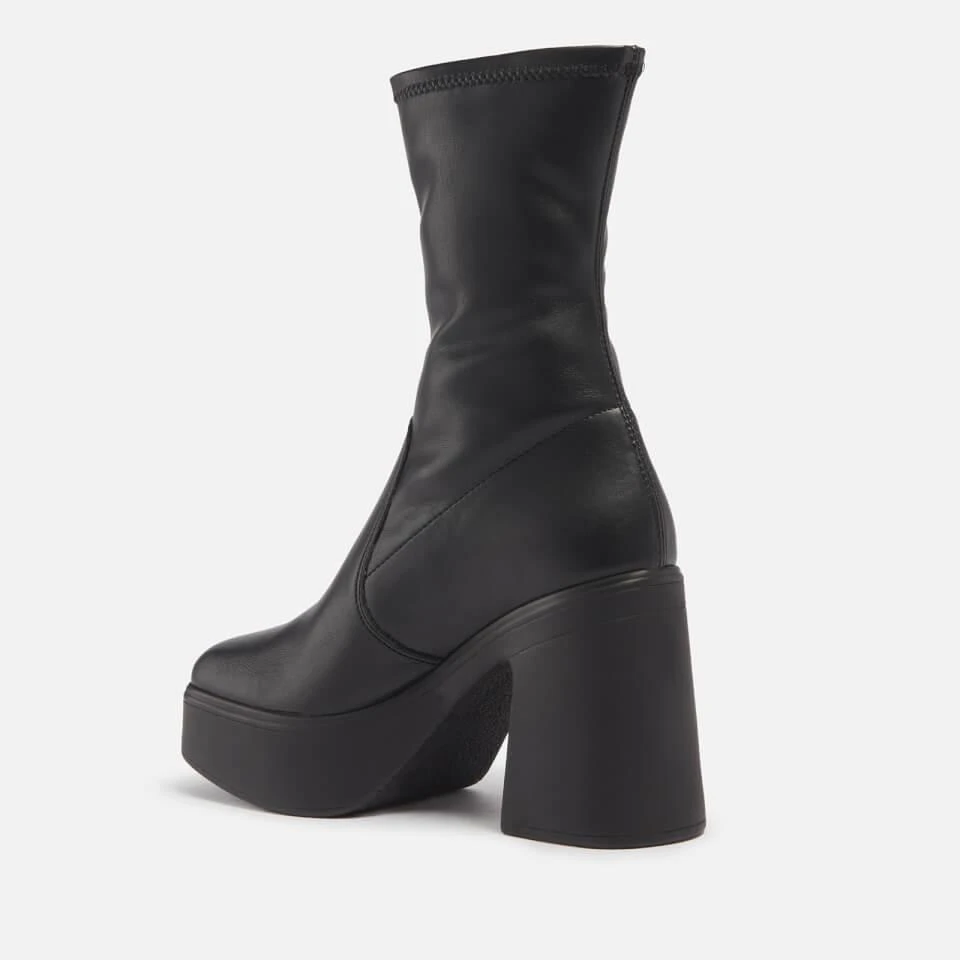 Steve Madden STEVE MADDEN WOMEN'S LOW PHOENIX FAUX LEATHER PLATFORM BOOTS 3