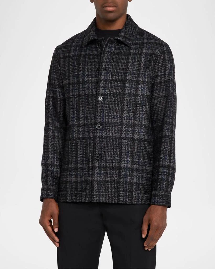 Baldassari Men's Plaid Chore Jacket 4