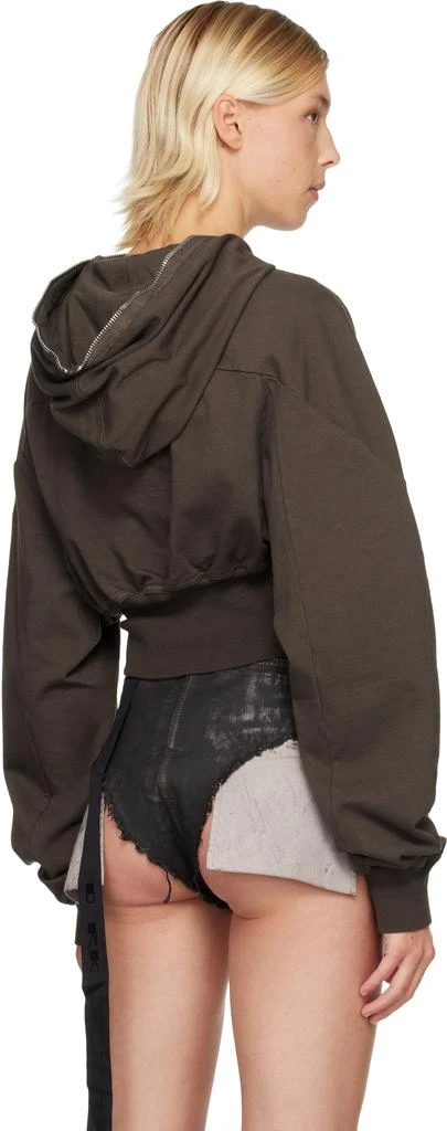 Rick Owens Gray Concordians Collage Hoodie 3