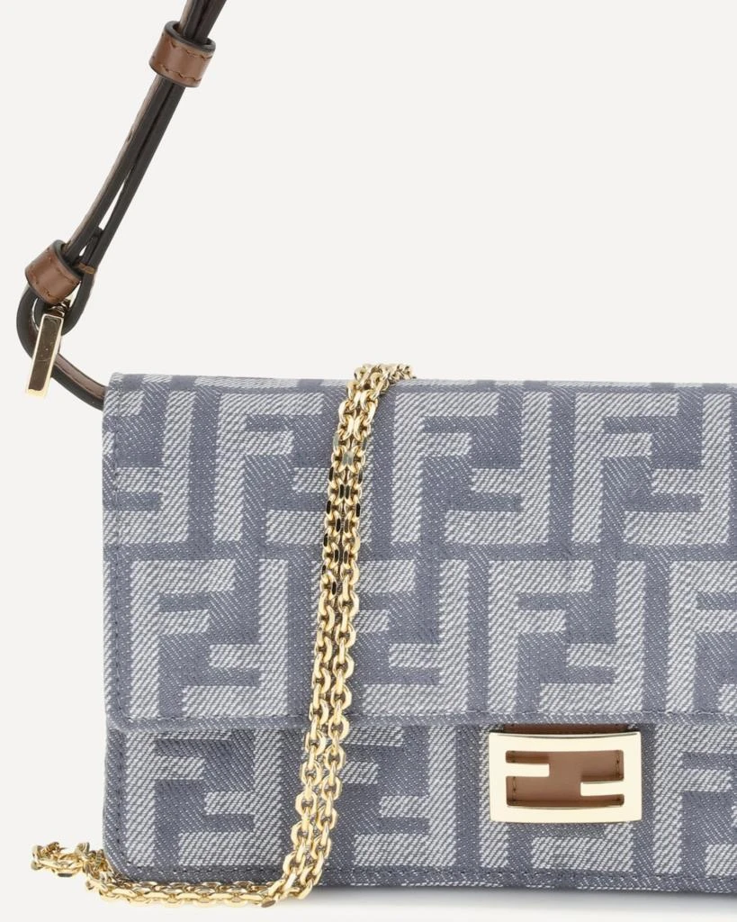 Fendi FF denim Clutch Bag 6