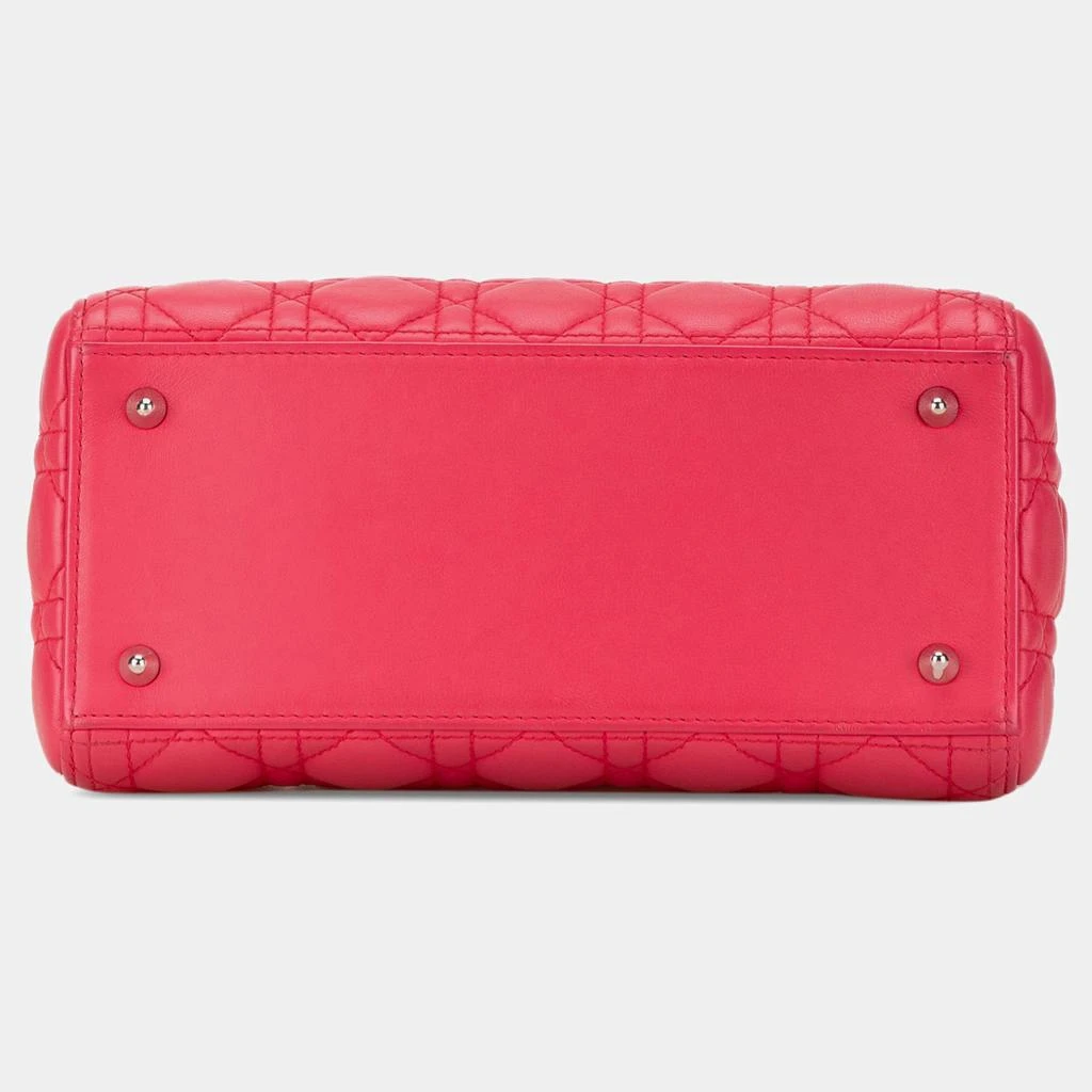 Dior Dior Pink Medium Lambskin Cannage Lady Dior 3