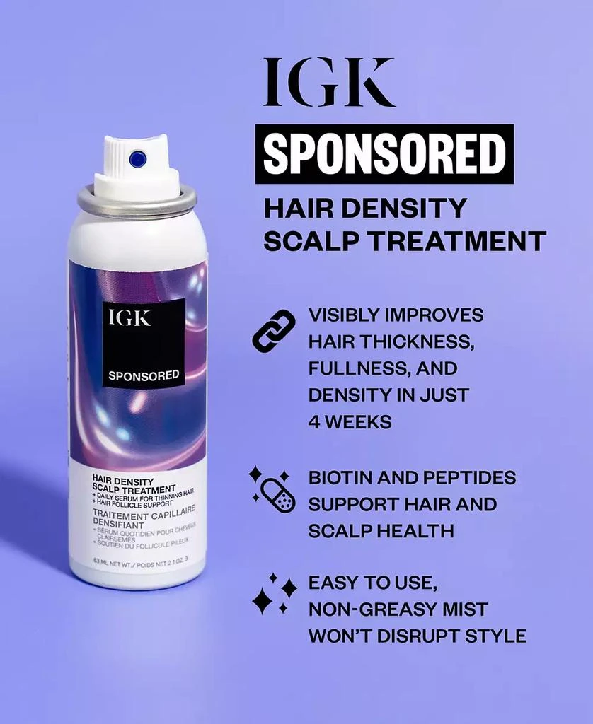 IGK Hair Sponsored Hair Density Scalp Treatment, 2.1 oz. 5