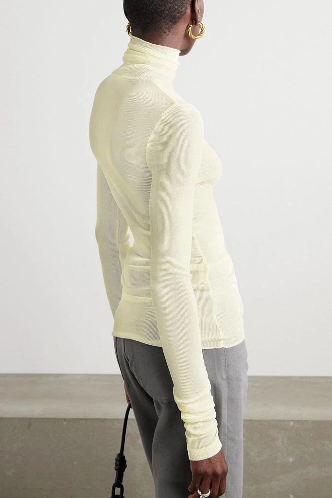 AMI Ribbed jersey turtleneck top 4