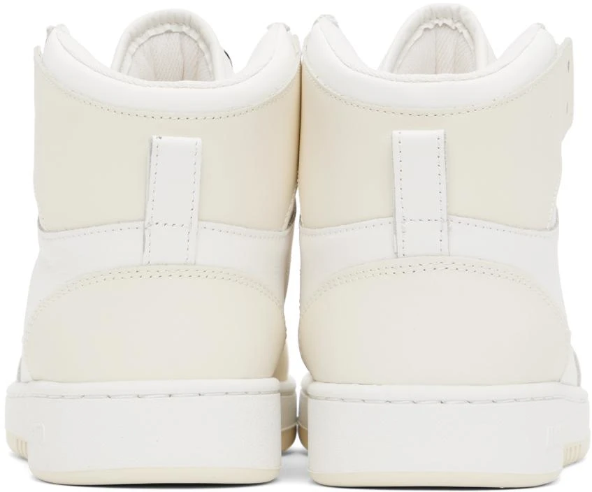 Axel Arigato White & Beige Dice Hi Sneakers 2