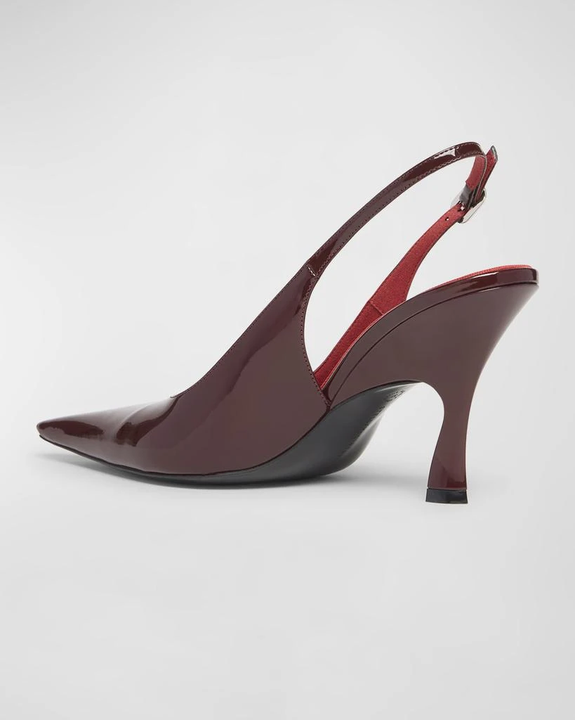 Stella McCartney Elsa Vegan Patent Slingback Pumps 4