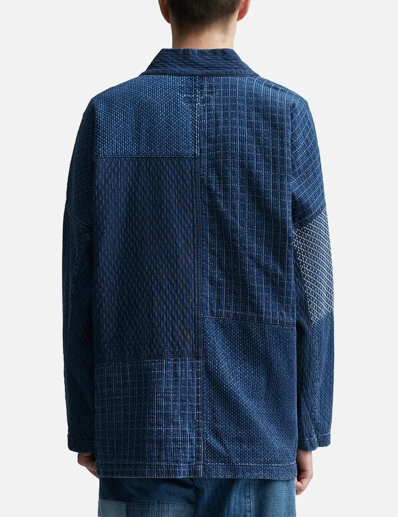 FDMTL PATCHWORK HAORI JACKET 3YR WASH 4
