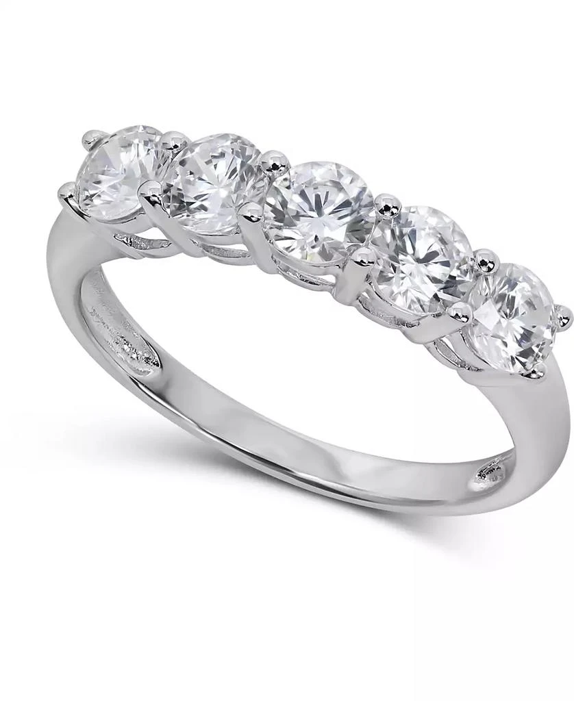 Arabella Cubic Zirconia Ring in 14k White Gold 1