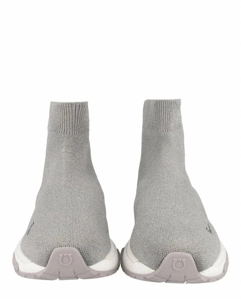 Salvatore Ferragamo Women
s Ninette High-Top Sock Sneakers In Grey 5