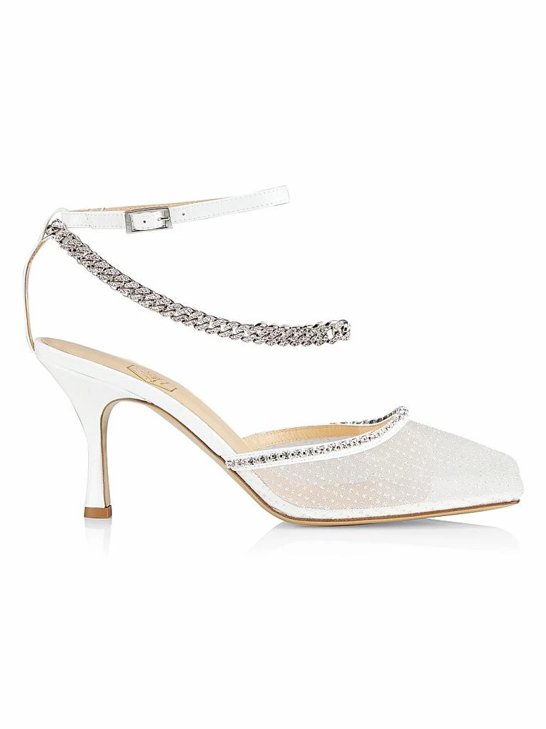 Nalebe Stellar Crystal-Embellished Mesh Pumps 1