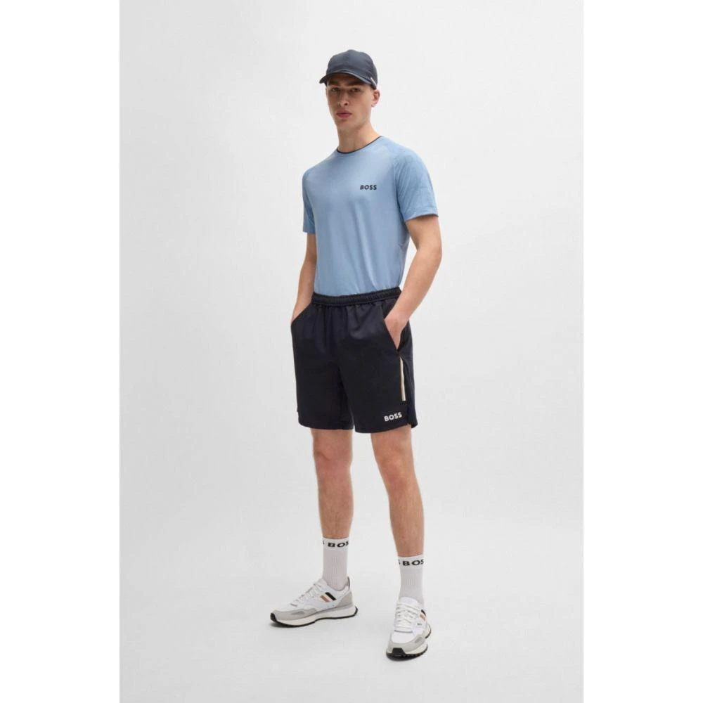 Hugo Boss x Matteo Berrettini stretch-jersey T-shirt with signature details 2