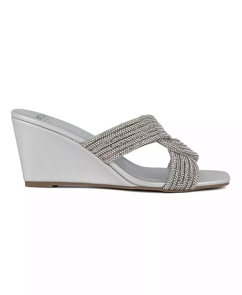 JONES NEW YORK Women's Irebbo Wedge Dress Sandals 2